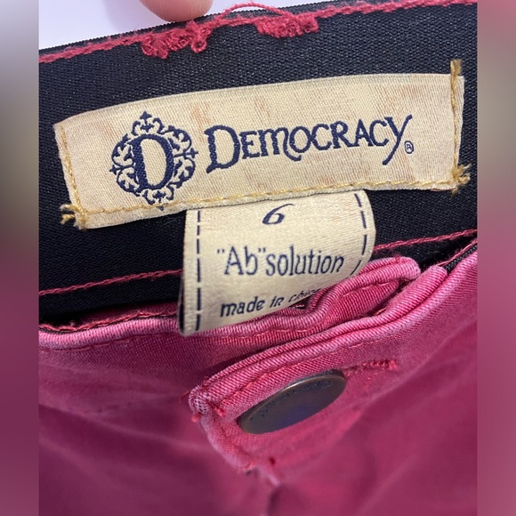 Democracy Absolution Pink Skinny Jeans size 6 - Picture 8 of 8
